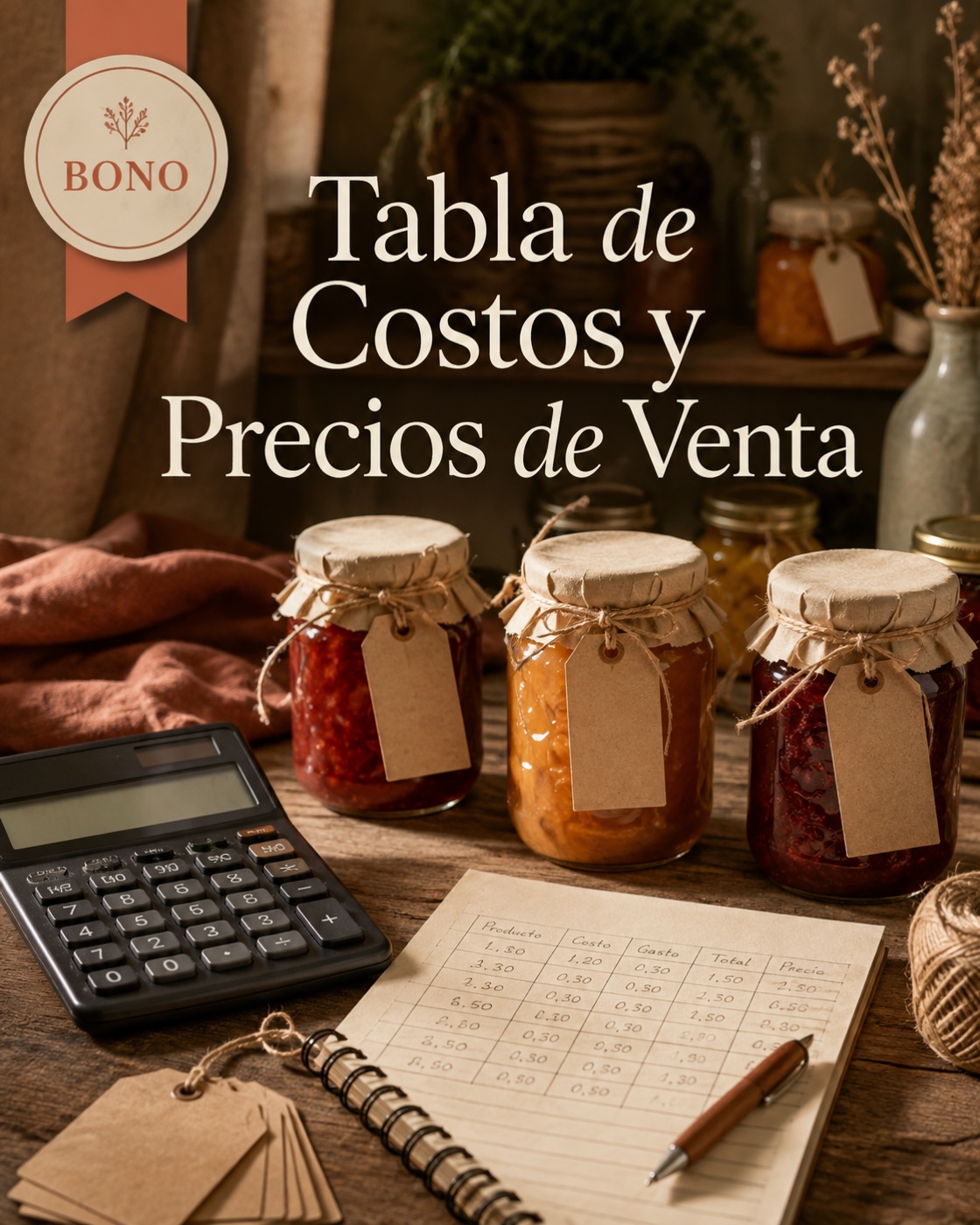Tabla práctica de Costos y Precios